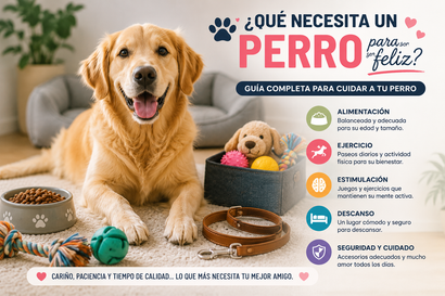 ¿Qué necesita un perro para estar feliz? guía completa para cuidar a tu perro