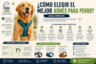 ¿Cómo elegir el mejor arnés para perro? guía completa