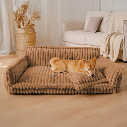 Almohada ortopédica grande, suave y lavable para perros, sofá cama para perros - Sueño Nocturno