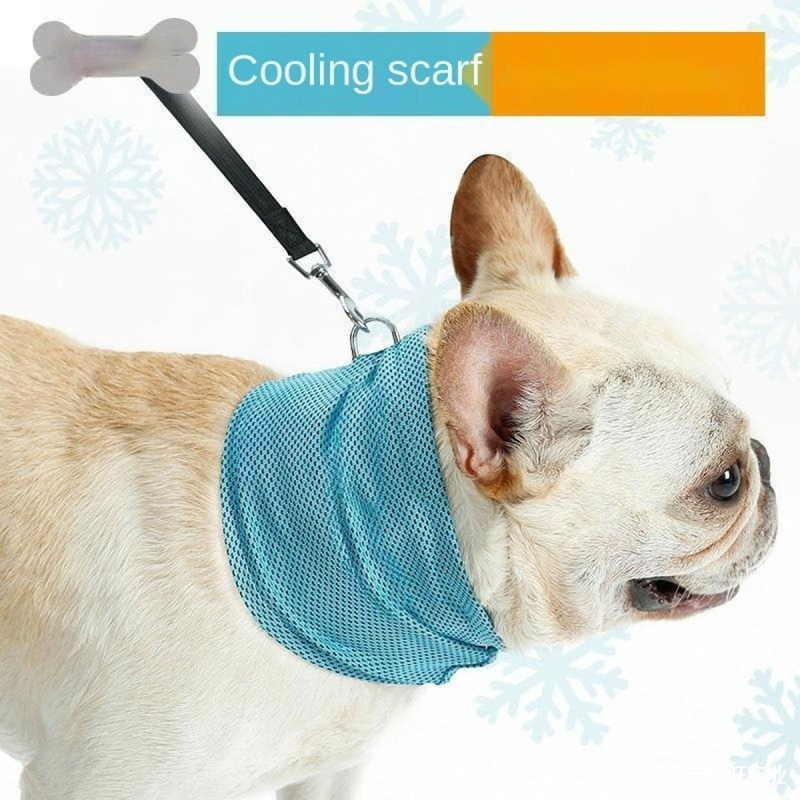Pañuelo refrescante instantáneo para mascotas, bufanda para perros pequeños, toalla refrescante de verano, collar para perros