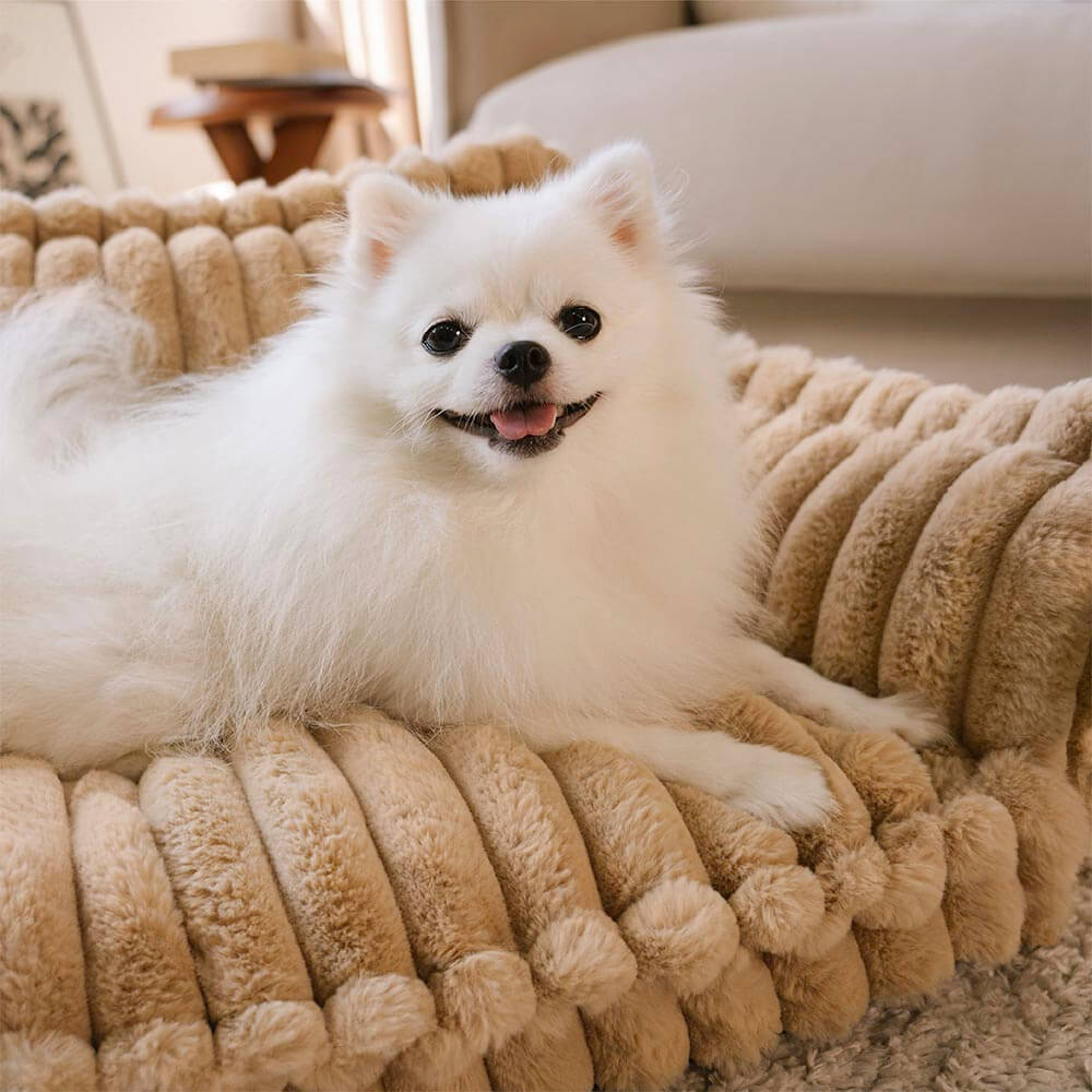 Almohada ortopédica grande, suave y lavable para perros, sofá cama para perros - Sueño Nocturno