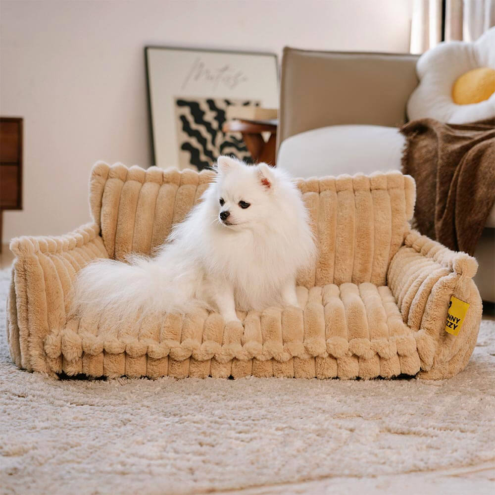 Almohada ortopédica grande, suave y lavable para perros, sofá cama para perros - Sueño Nocturno