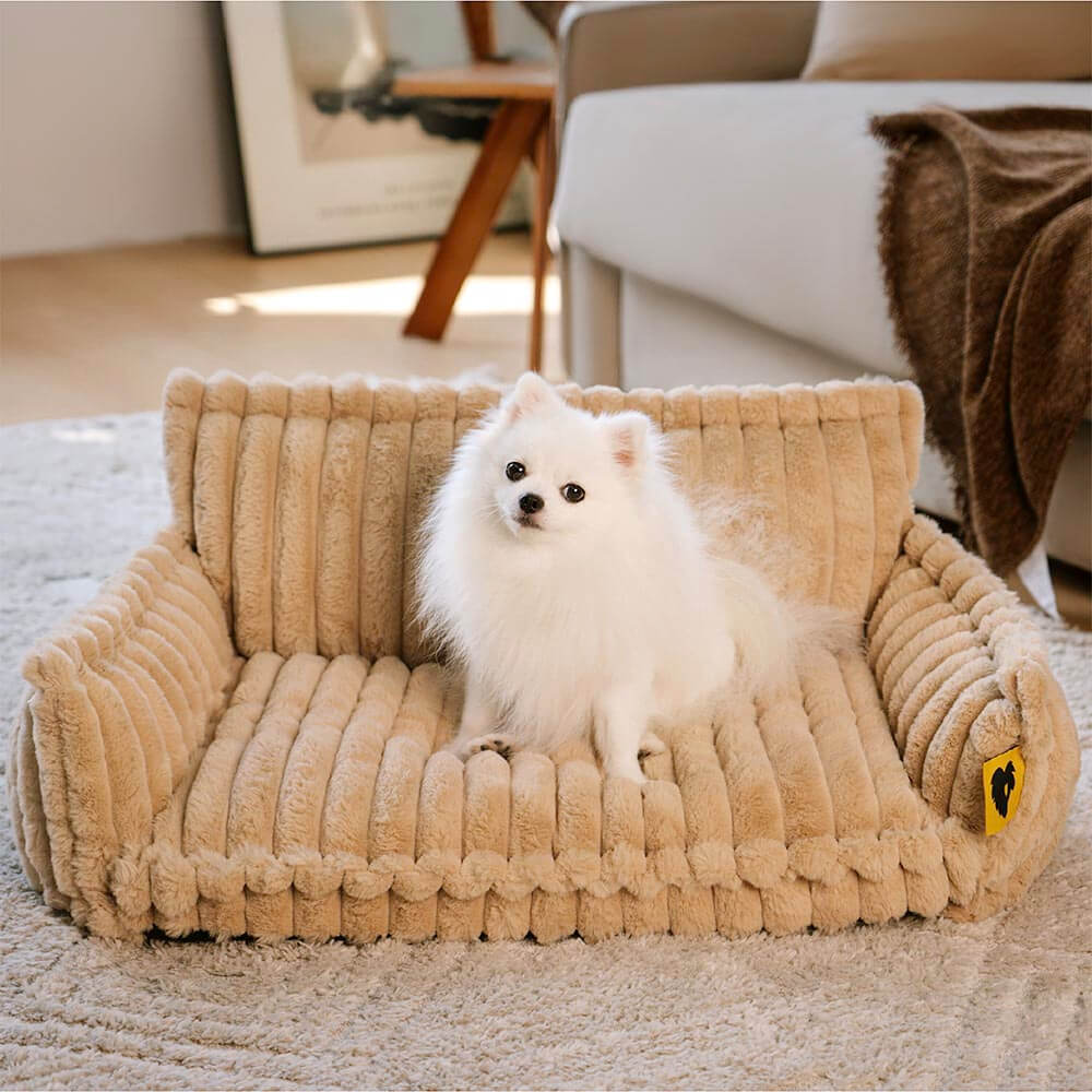 Almohada ortopédica grande, suave y lavable para perros, sofá cama para perros - Sueño Nocturno