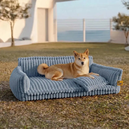 Almohada ortopédica grande, suave y lavable para perros, sofá cama para perros - Sueño Nocturno