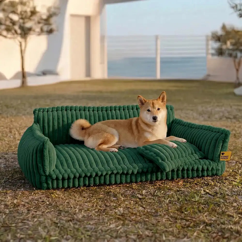 Almohada ortopédica grande, suave y lavable para perros, sofá cama para perros - Sueño Nocturno