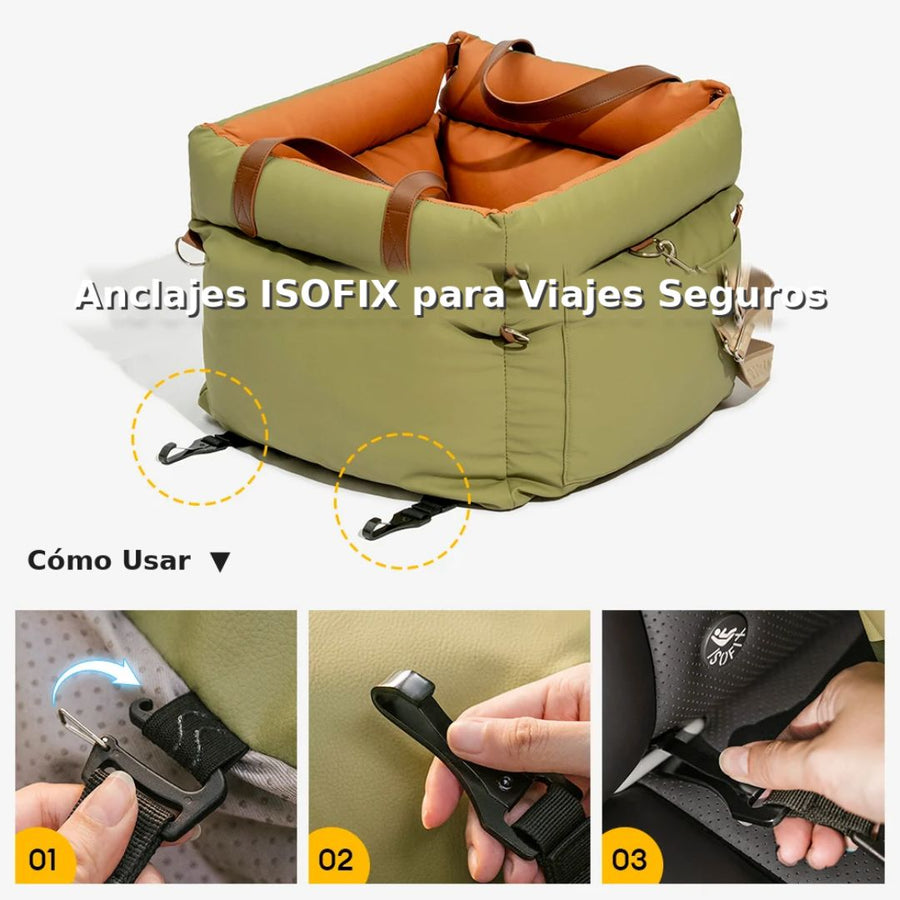 Silla de coche para perros Urban Voyager ISOFIX