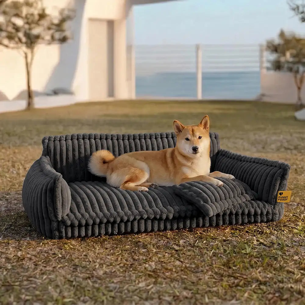 Almohada ortopédica grande, suave y lavable para perros, sofá cama para perros - Sueño Nocturno
