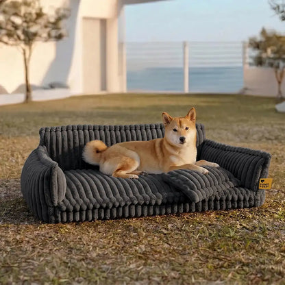 Almohada ortopédica grande, suave y lavable para perros, sofá cama para perros - Sueño Nocturno