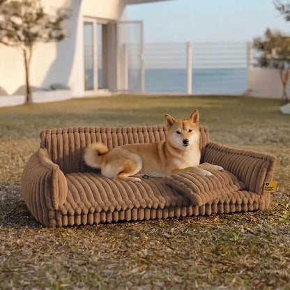 Almohada ortopédica grande, suave y lavable para perros, sofá cama para perros - Sueño Nocturno