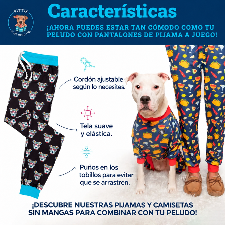 Pantalones de pijama unisex con