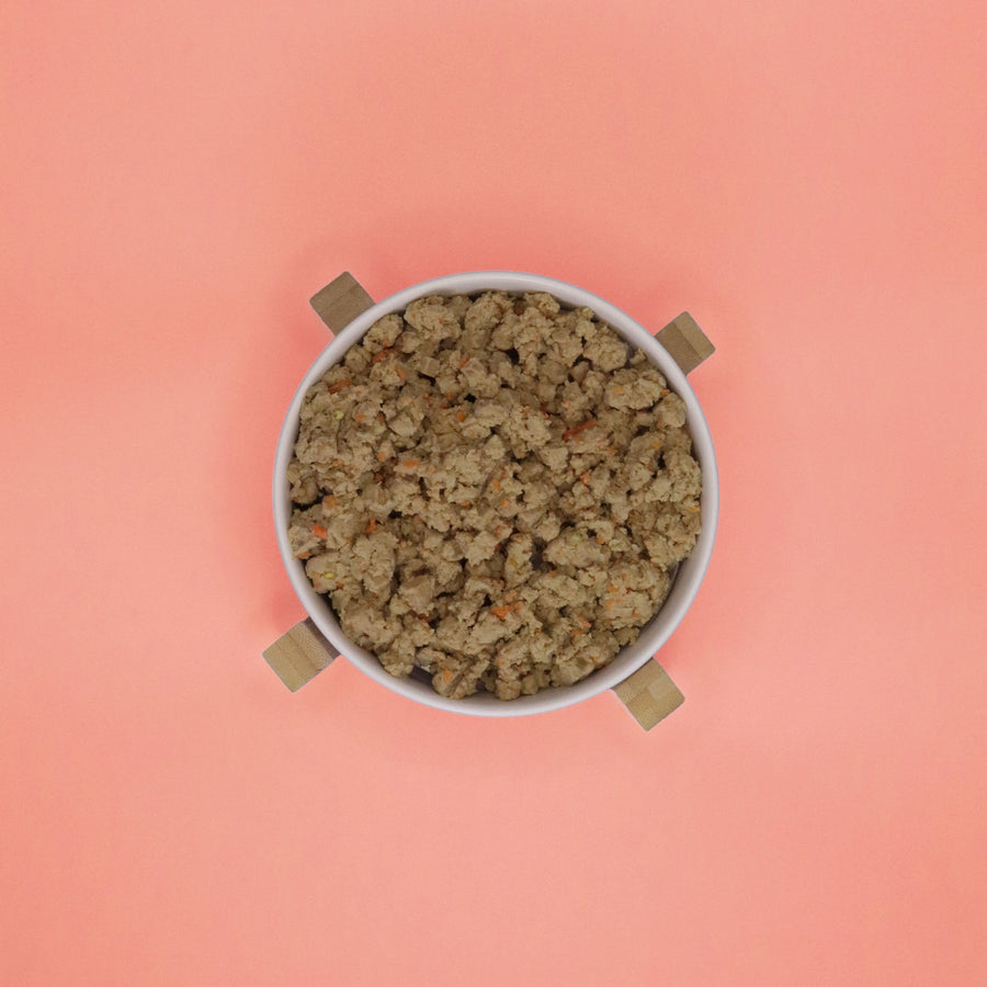 Receta de pavo para adultos (700g)