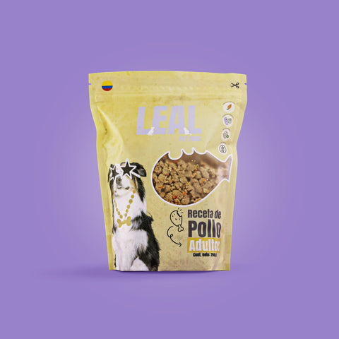 Receta de pollo para adultos (700g)