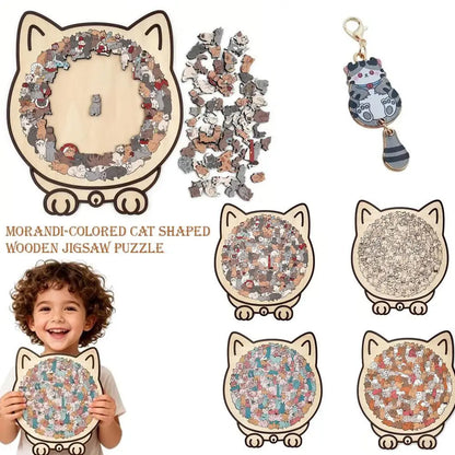 PurrfectMind™ – Rompecabezas de 135 piezas con diseño de gato tranquilo 🐱