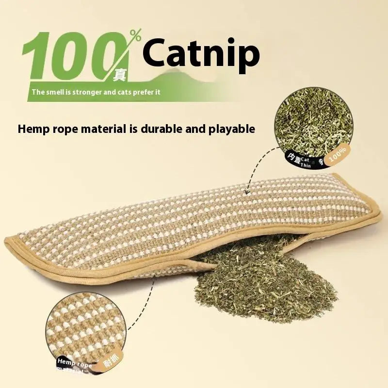 Juguete masticable PurrPlay™ con hierba gatera 🐱🌿 — Diversión sin fin y masticación saludable