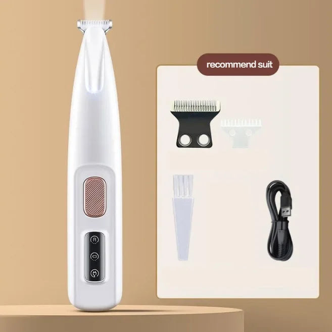 Cortapelos GlowGroom™ 💡🐾 — Precisión LED, cortes sin estrés
