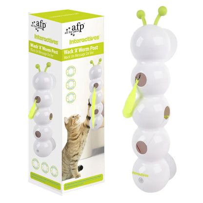 Juguete para gatos con forma de oruga ondulante: ¡movimiento automático para un juego sin fin!