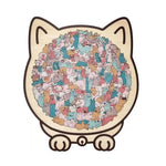 PurrfectMind™ – Rompecabezas de 135 piezas con diseño de gato tranquilo 🐱