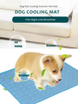 Alfombrilla de gel refrescante extragrande para perros y gatos. Almohadilla refrescante reutilizable para el verano.