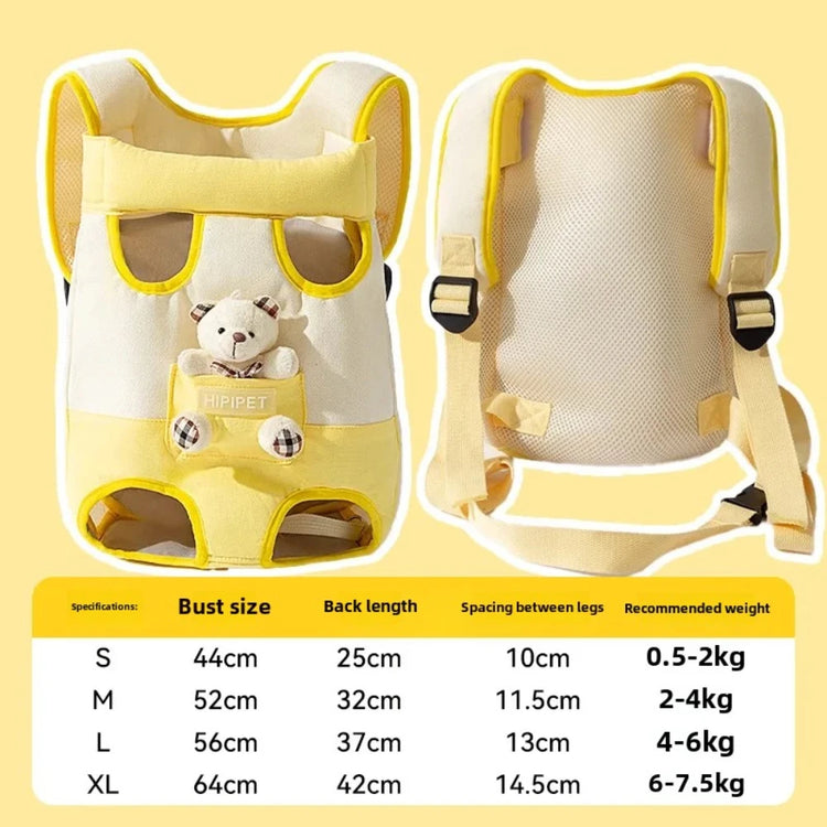 PawSnug™ – Transportín de pecho manos libres para mascotas 🐶