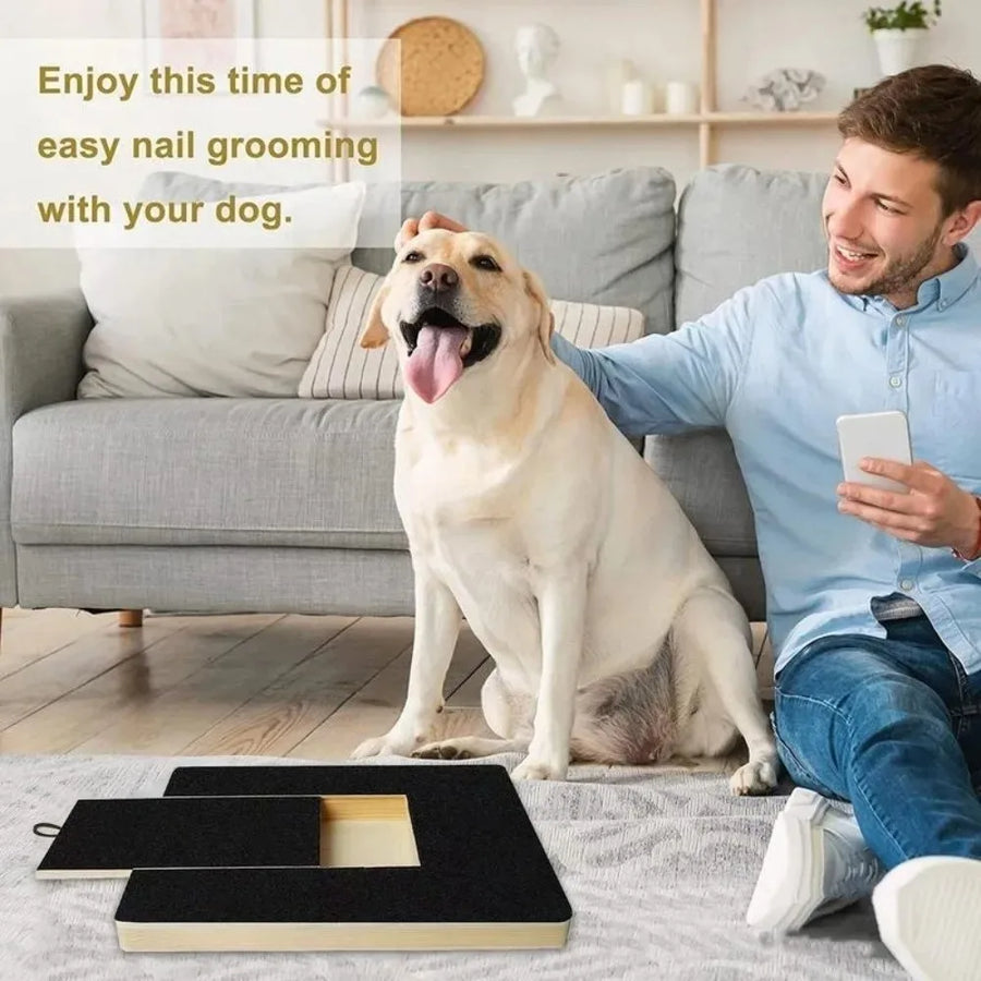 Tabla rascadora PawTrim™ 🐶✨ — Cuidado de uñas fácil con recompensas de golosinas