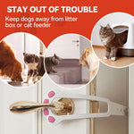 Purrfect Passage: Soporte para pestillo de puerta de gato