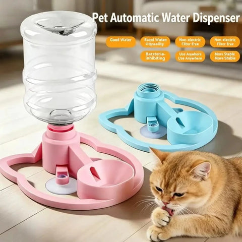 Comedero CleanFlow™ para mascotas 🐾💧 — Relleno automático de agua fresca