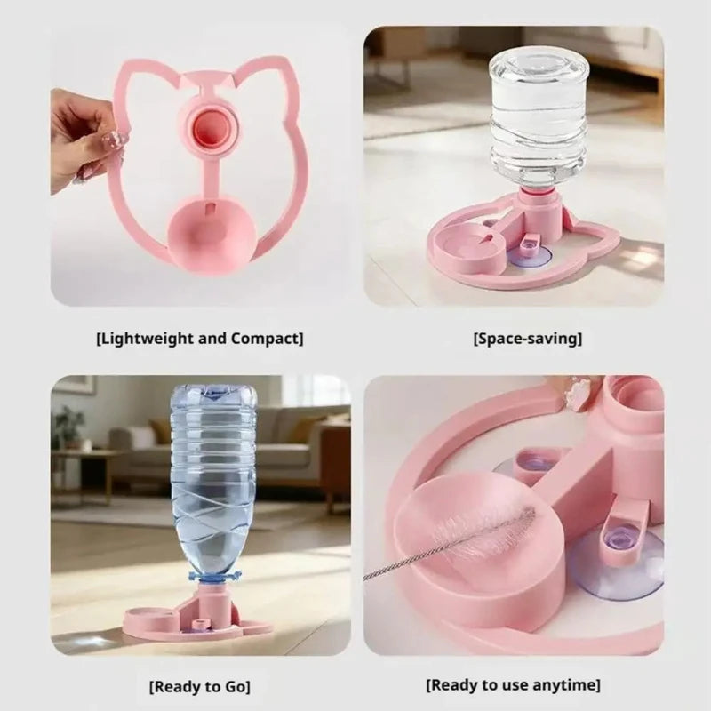 Comedero CleanFlow™ para mascotas 🐾💧 — Relleno automático de agua fresca