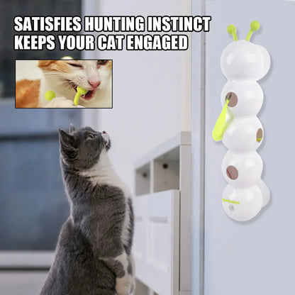 Juguete para gatos con forma de oruga ondulante: ¡movimiento automático para un juego sin fin!