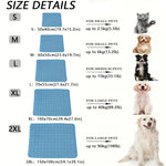 Alfombrilla de gel refrescante extragrande para perros y gatos. Almohadilla refrescante reutilizable para el verano.