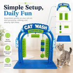 PurrClean™ 🐱🛁 — Estación de lavado para gatos de fácil uso y autoaseo