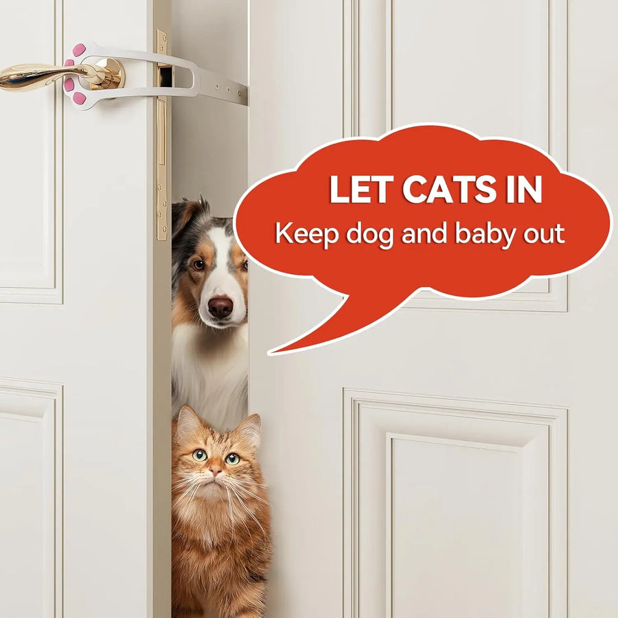 Purrfect Passage: Soporte para pestillo de puerta de gato