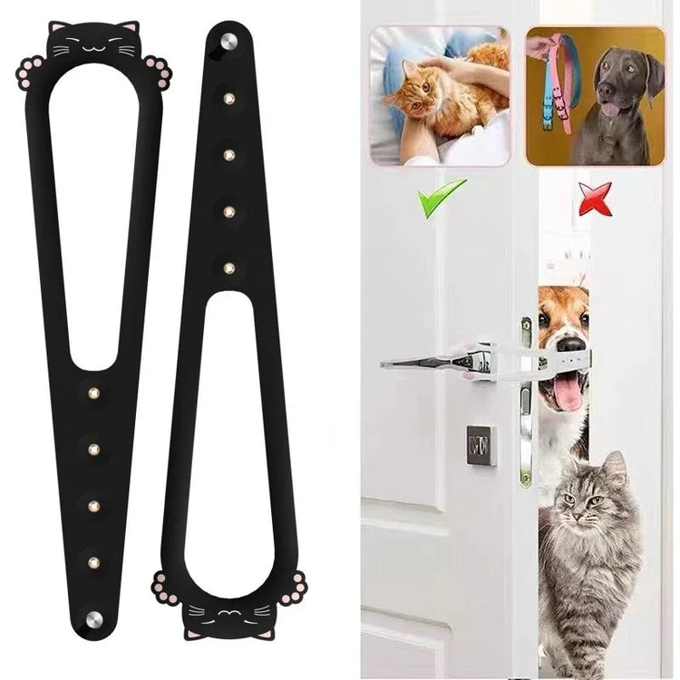 Purrfect Passage: Soporte para pestillo de puerta de gato