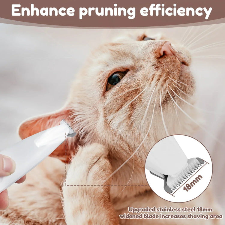 Cortapelos GlowGroom™ 💡🐾 — Precisión LED, cortes sin estrés