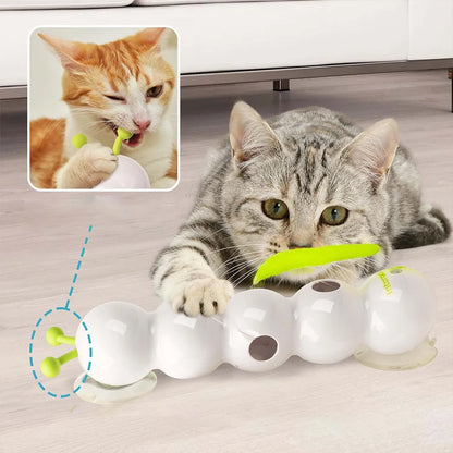 Juguete para gatos con forma de oruga ondulante: ¡movimiento automático para un juego sin fin!
