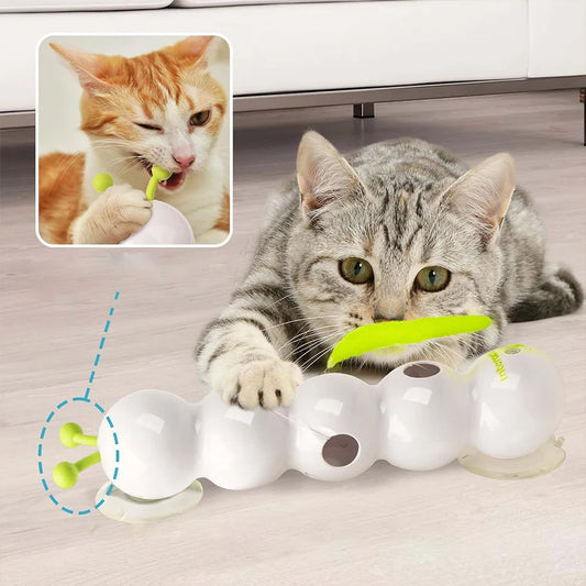 Juguete para gatos con forma de oruga ondulante: ¡movimiento automático para un juego sin fin!