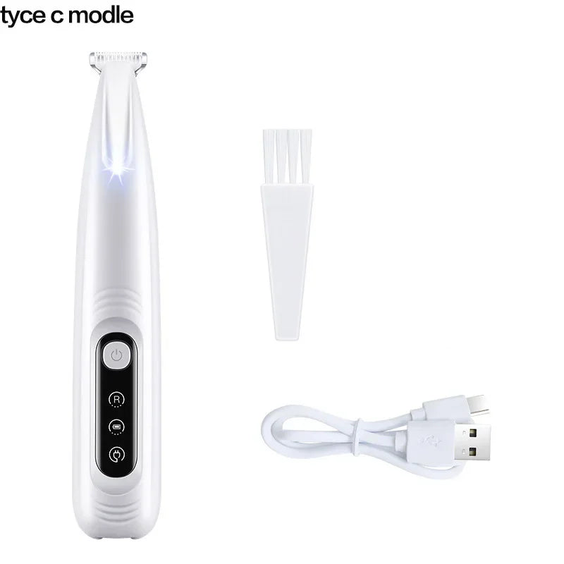 Cortapelos GlowGroom™ 💡🐾 — Precisión LED, cortes sin estrés