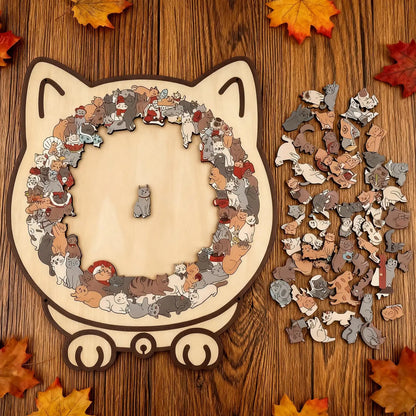 PurrfectMind™ – Rompecabezas de 135 piezas con diseño de gato tranquilo 🐱